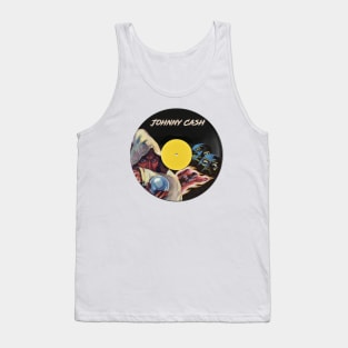 Johnny Cash Vynil Pulp Tank Top